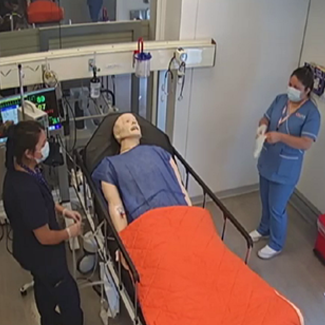 simulación clinica paciente
